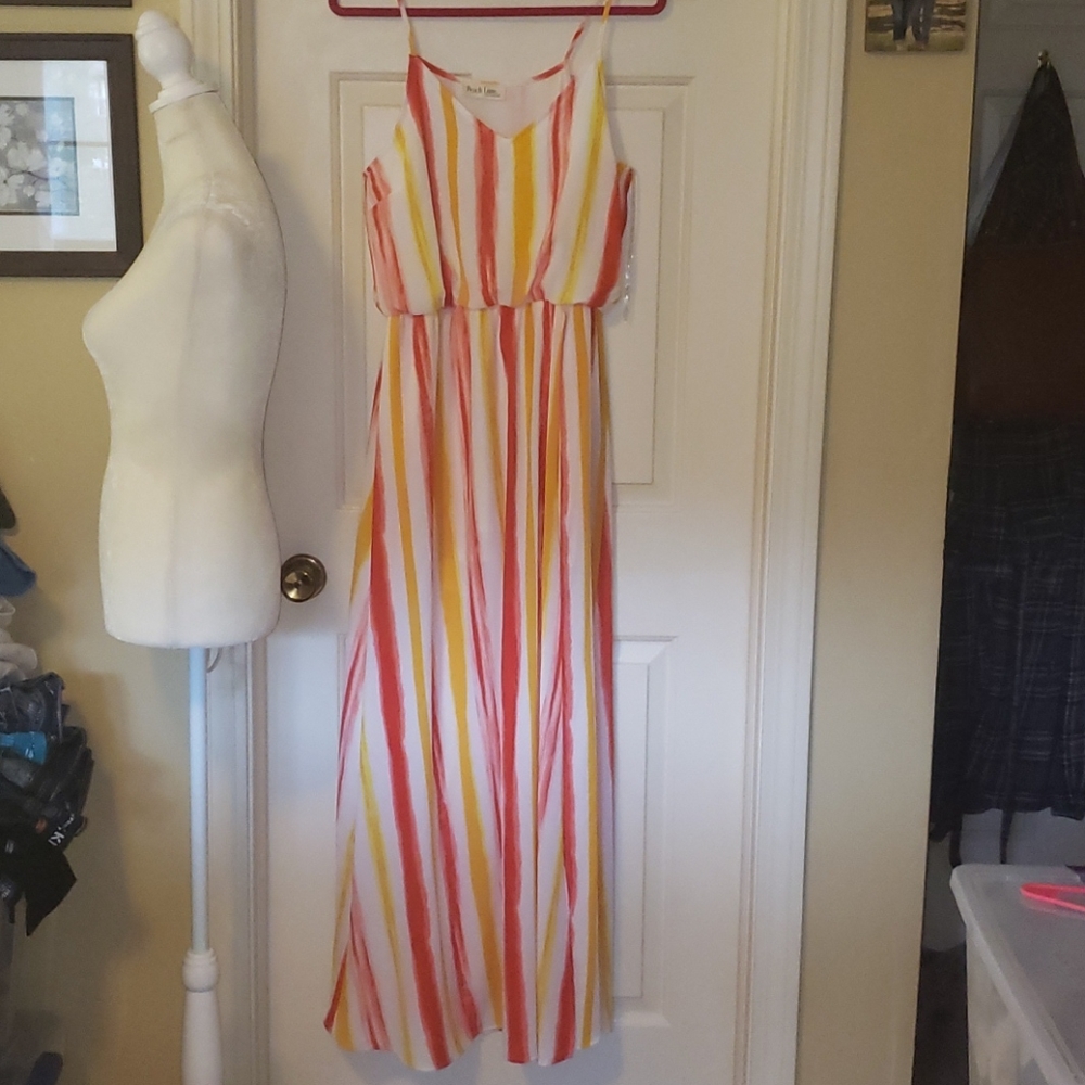 Peach Love California Walk-through Romper Dress